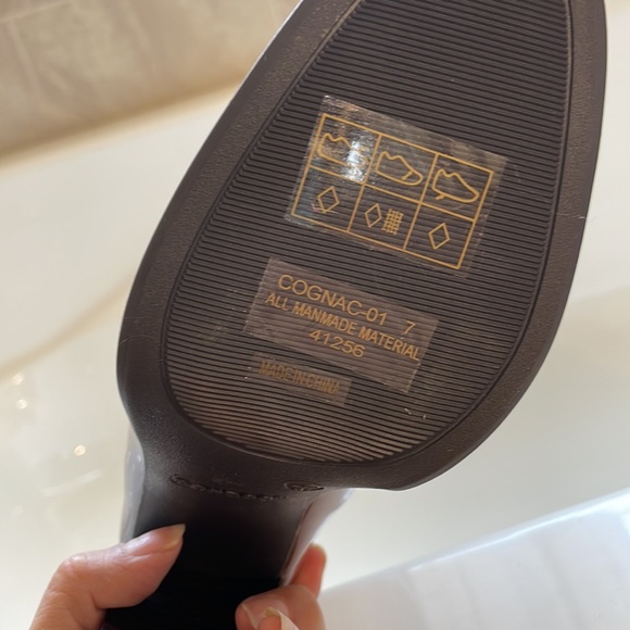 Booties! Shiny tan/brown color!! Brand new! - Picture 3 of 8